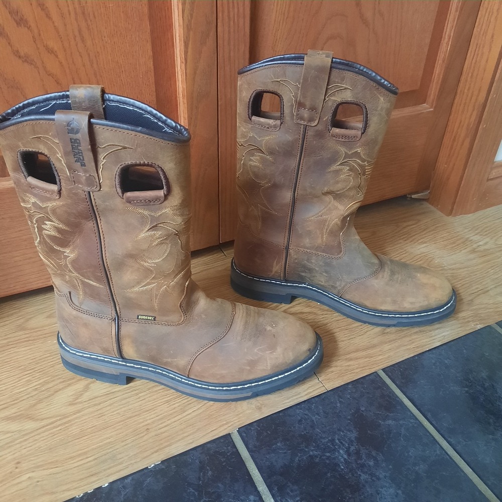 Guide Gear Mens Bandit II Conceal Cowboy Western Boot Brown Leather Size 12EE - Picture 3 of 6